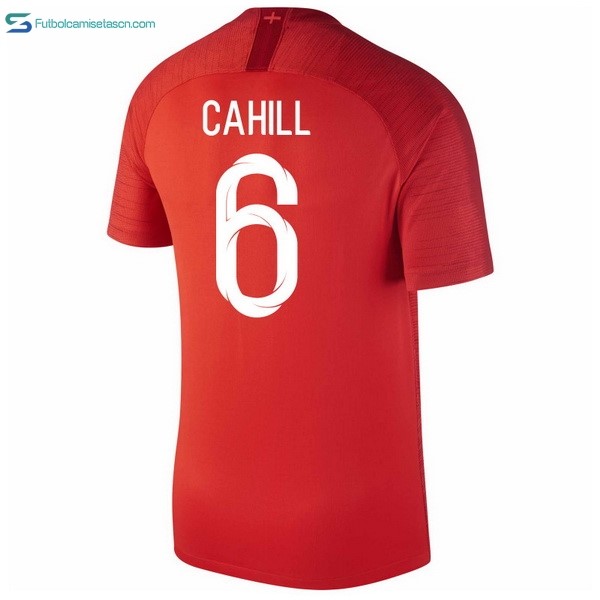 Camiseta Inglaterra 2ª Cahill 2018 Rojo